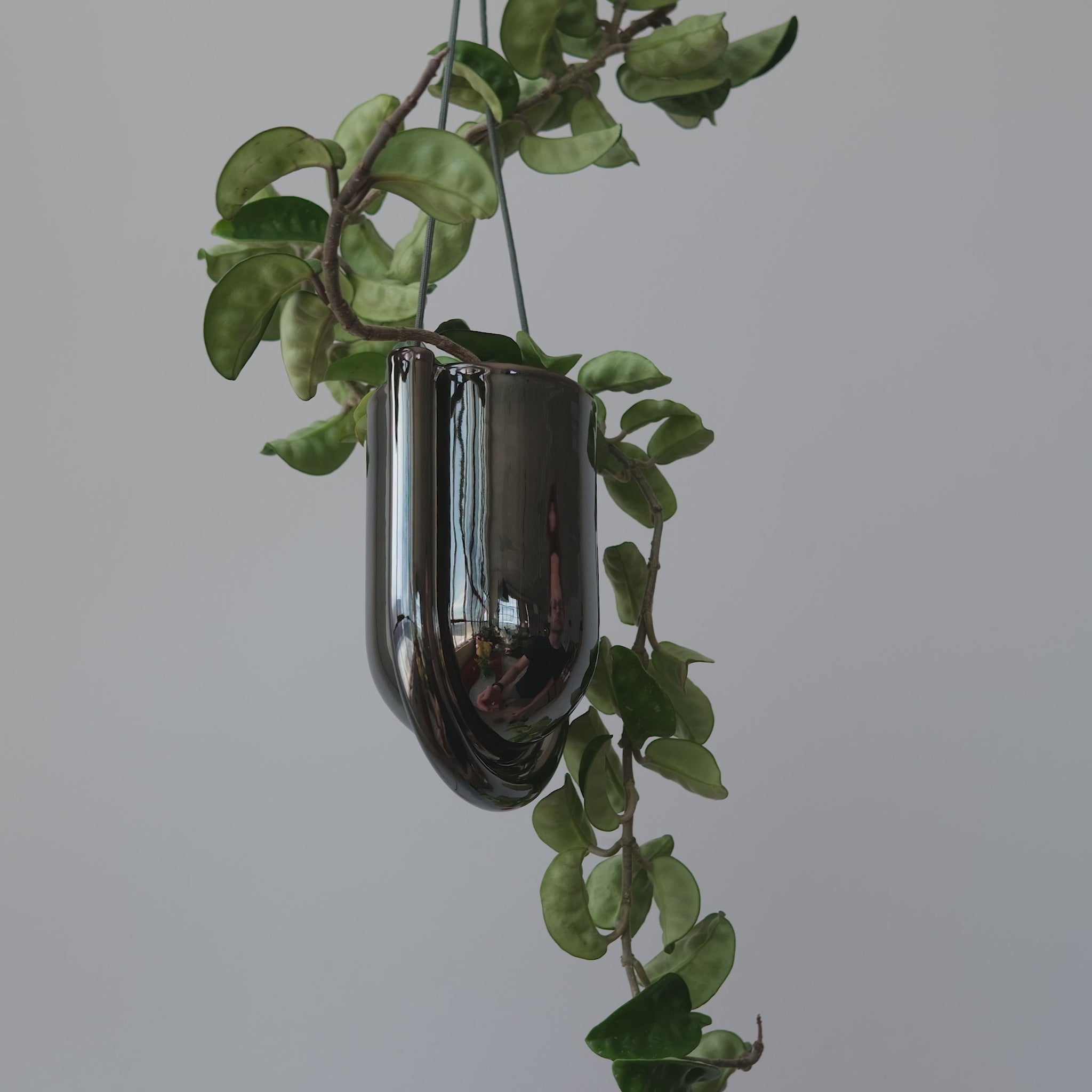 Portico Planter - Chrome